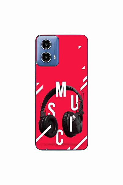OEM Husa compatibila cu Motorola Moto G34 Silicon Gel Tpu Model Music Headphones