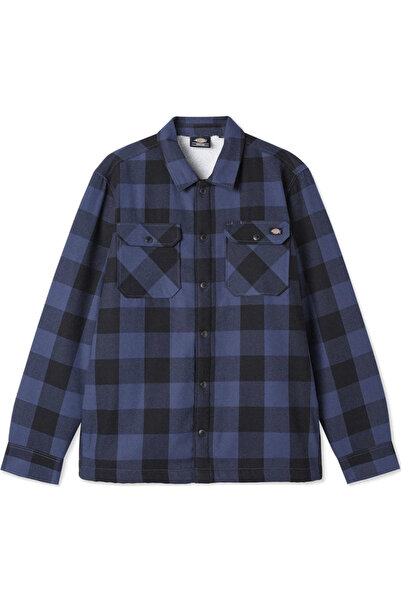 Dickies Ανδρικό Lined Sacramento Καρό Πουκάμισο Navy Μπλε DK0A4XGR-NV01