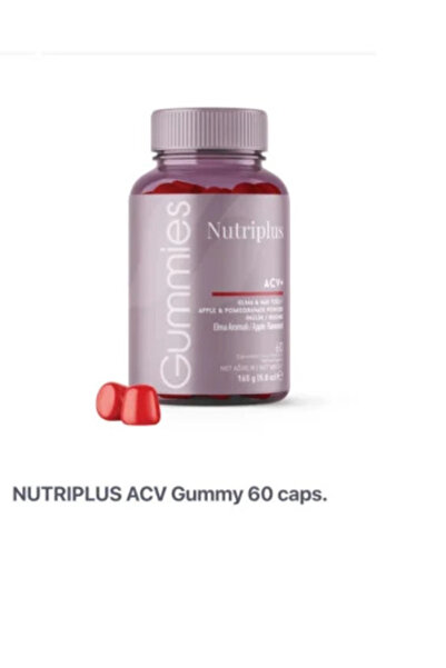 Nutriplus ACV Gummy 60 caps. Apple Cider Vinegar Gummies
