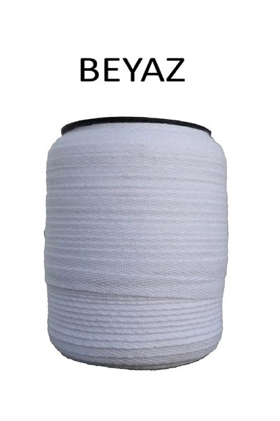 U5 FASHION Balıksırtı Ekstrafor Şerit 200 Metre Beyaz En 1 cm