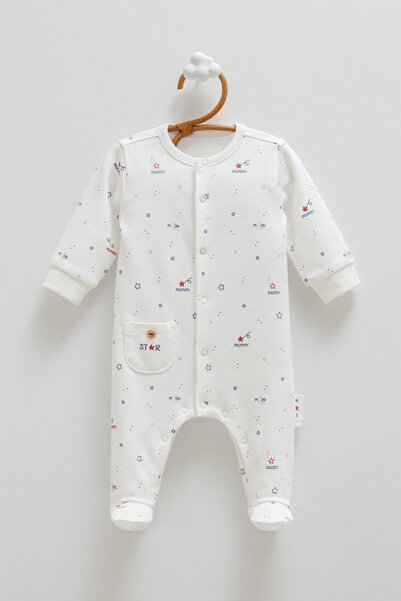 Caramell 100% Cotton Family Overalls Unisex Ecru
