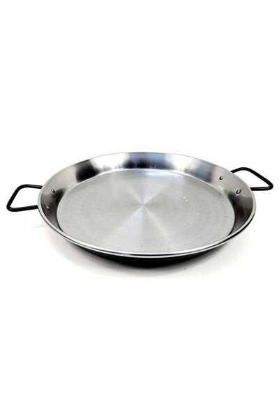 Garcima Professional polished steel pan, seafood paella, 60 cm diameter, 2 ha...