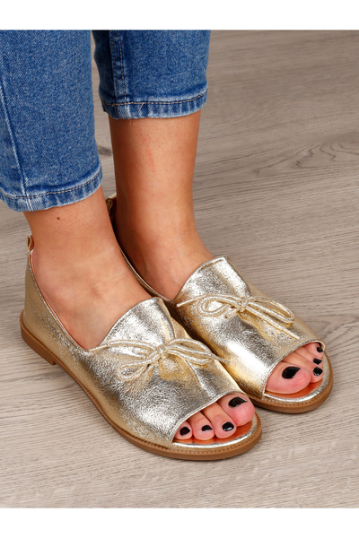 ANGEL BLUE Women's Sandals made of ecological Leather with natural Leather in...