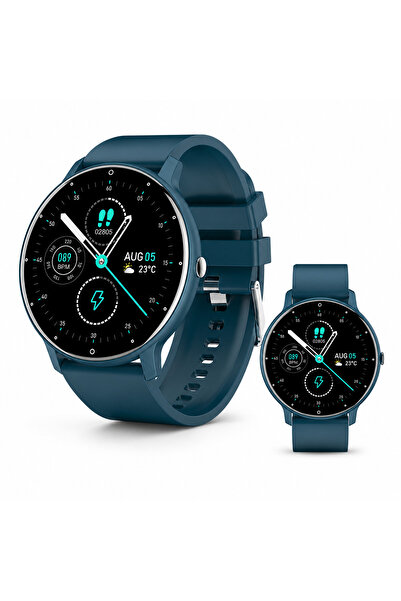 ömya Ceas Smartwatch Inteligent Fitness, Ecran Tactil Rotund 1.28 Inch, IP67,...