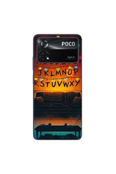 OEM Case compatible with Xiaomi Poco X4 Pro Silicon Gel Tpu Model Stranger Th...