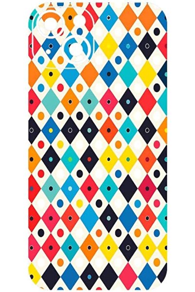 BURAQ 010 Polka Dot Back Protection Sticker for iPhone 15, (Not a Protective ...