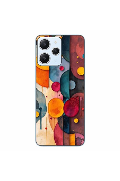 OEM Husa compatibila cu Xiaomi Redmi 12 4G Silicon Gel Tpu Model Abstract Sha...