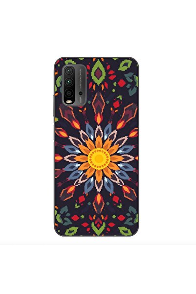 OEM Θήκη συμβατή με Xiaomi Redmi 9T Σιλικόνης TPU με σχέδιο Pixel Art Sun Mis...