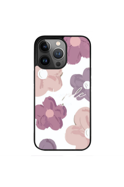 Other Apple iPhone 12 Pro Flowers 2 Black Glossy Θήκη
