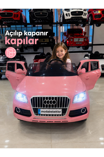 modabebekler Akülü Araba Q-SUV Özel Renk Yeni Nesil 12V Kumandalı Motor Bluet...