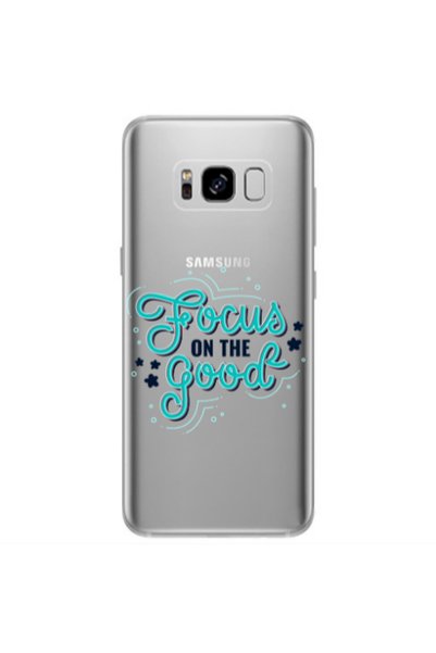 Other Samsung S8 Focus On The Good Transparent Silicone TPU Θήκη