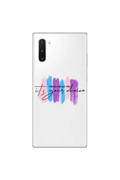Other Samsung Note 10 Plus One Day Or Day One Transparent Silicone TPU Θήκη