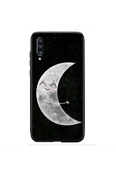 Other Samsung A70 Half Moon Black Glossy Θήκη