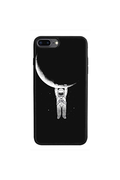 Other Apple iPhone 7 Plus Swinging on the moon Black Glossy Θήκη