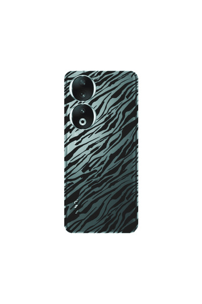 Other Honor 90 5G Black zebra Transparent Silicone TPU Θήκη