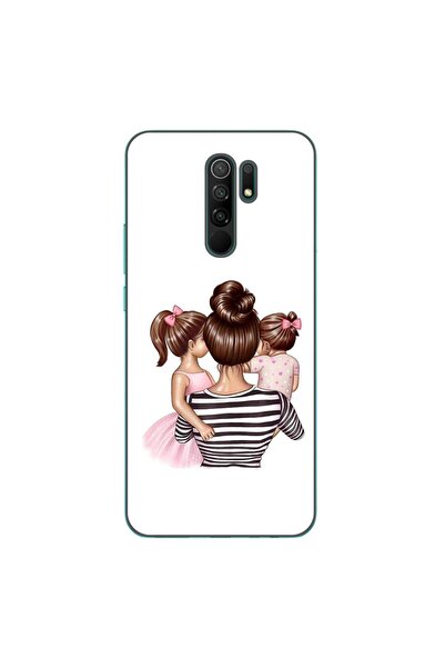 OEM Θήκη συμβατή με Xiaomi Redmi 9, από σιλικόνη gel TPU, σχέδιο Μαμά και Κορ...