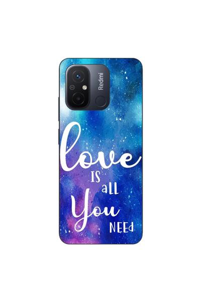 OEM Калъф за Xiaomi Redmi 12C от силиконов гел TPU с десен  "Любовта е всичко...
