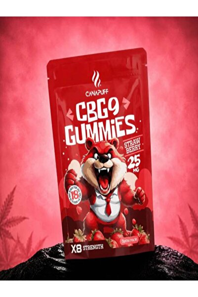 Canapuff CBG9 Ζελεδάκια Φράουλα 25mg