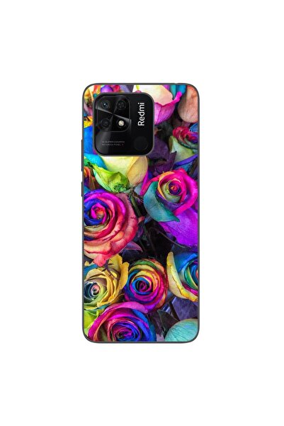 OEM Husa compatibila cu Xiaomi Redmi 10C Silicon Gel Tpu Model Trandafiri Col...