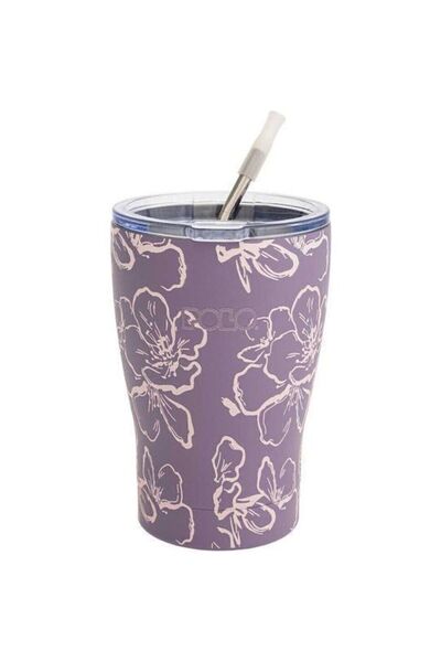 Polo Θερμός από ανοξείδωτο ατσάλι, χωρίς BPA, 350ml, με καλαμάκι, με σχέδιο μ...