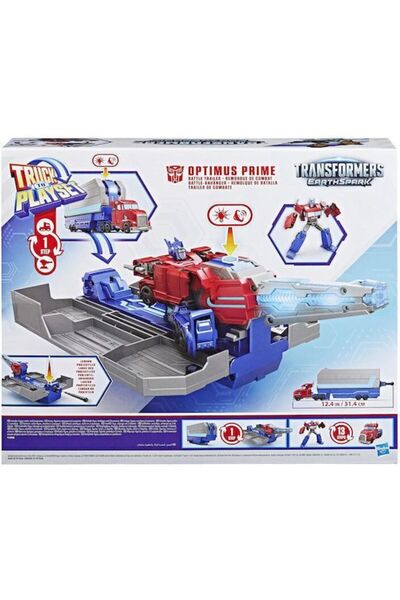 Hasbro Τρανσφόρμερς Φορτηγό σε Σετ Παιχνιδιού Έρθσπαρκ Όμπιτζμους Πράιμ Τρέιλ...