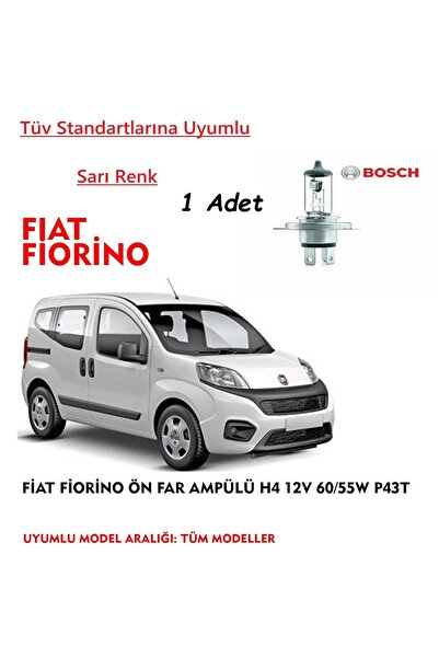 Bosch Fiat Fiorino Uyumlu Ön Far Ampülü 1 Adet