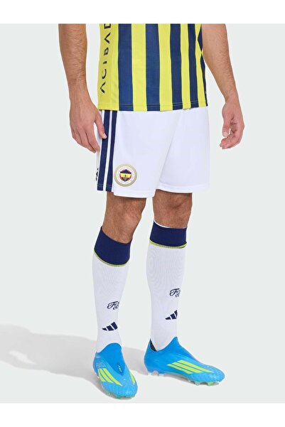 Fenerbahçe شورت كرة قدم للرجال مقاس 26/27 باللون الأبيض
