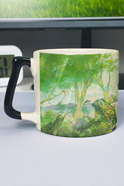 ZipZap Venti Genshin Impact Printed Ceramic Luxury Mug (1 Piece) Special Blac...