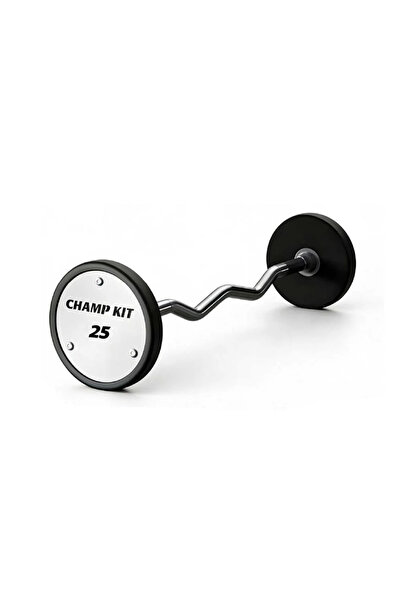Champ Kit 10Kg-30Kg Fixed Weight Zigzag Barbell Set