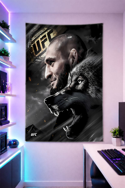 Reyhani UFC-H1 Tapiserie de perete din țesătură de calitate strălucitoare Dec...