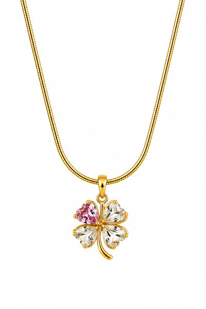 Jack Ferrero Women's colorfast steel necklace 50cm