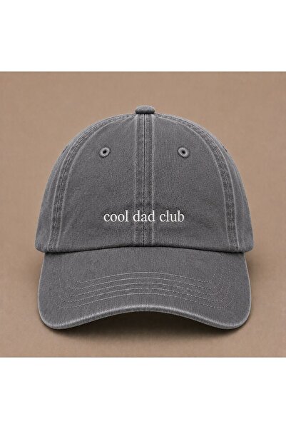 WeavedCo Cool Dad Club Embroidered Vintage Washed Men's Cap Hat Father's Day ...