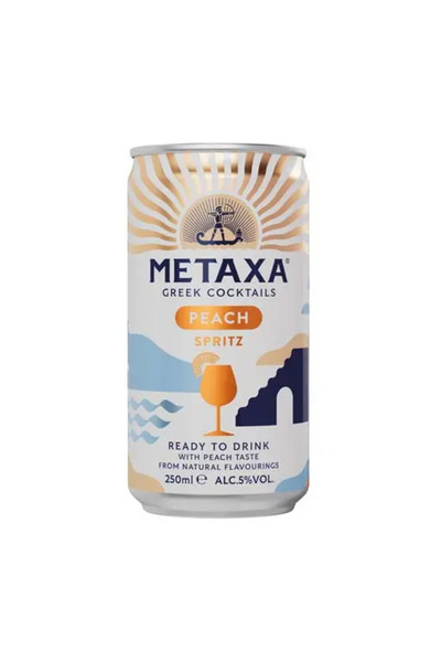 Metaxa Spritz Piersică, 5% alcool, 0.25 ML