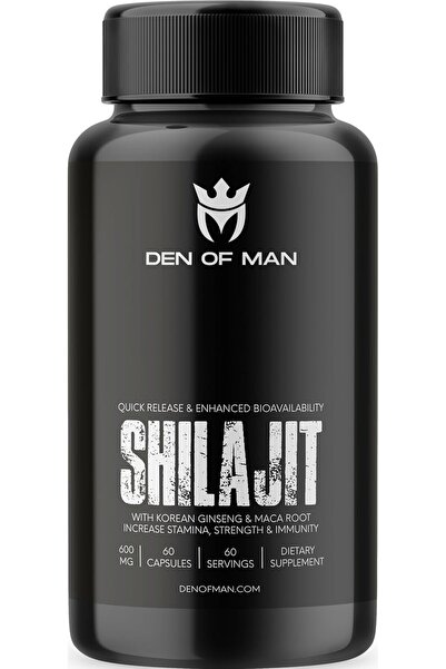 DEN OF MAN Himalayan Shilajit Extract Capsules, 60 Capsules| Natural Herbal S...