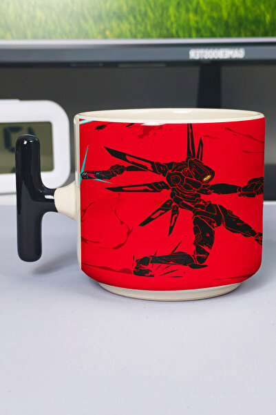 ZipZap Ultrakill Printed Ceramic Luxury Mug (1 Piece) T-Shaped Special Black ...