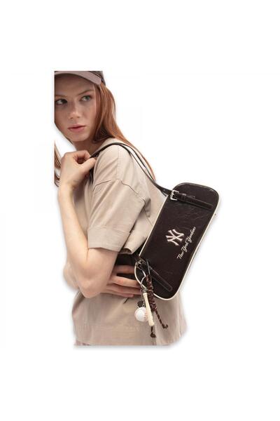 AROW New York Yankees Mlb_016 11X24X10 Kol Kahverengi Kadın Çanta