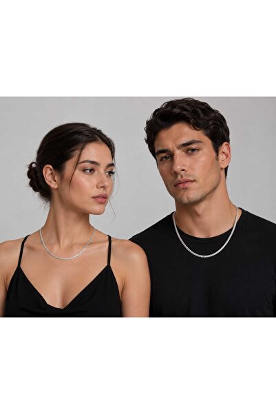 JİMNY JEWELRY قلادة سلسلة فولاذية من سيفرا، اصنع مجموعتك الخاصة