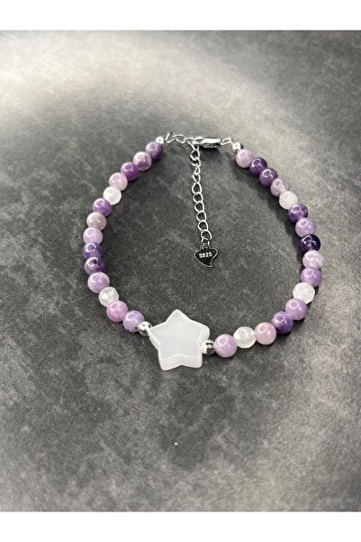 PIETRICELE Brățară Purple Star