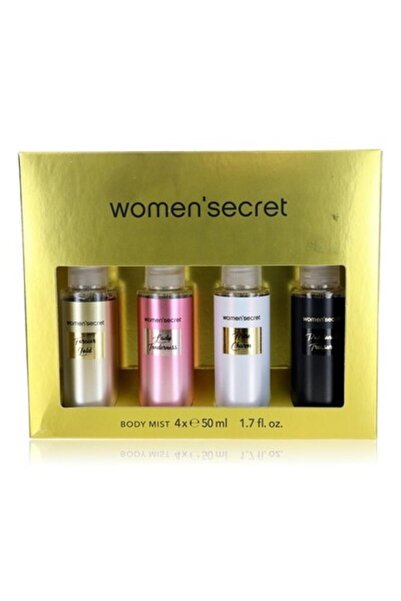 Women'secret By Women'Secret, 4 Piece Body Mist Set For Women (Gold)