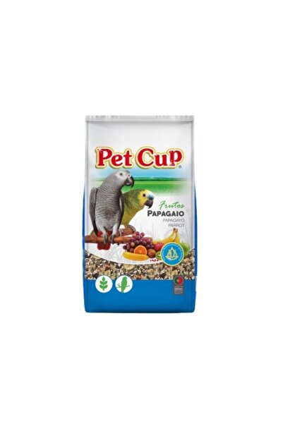 PETCUP بيت كب طعام متكامل للببغاوات بالبذور والفواكه المجففة 700g