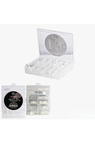 MAXDONA Acrylic Nails Plastic, Transparent, 120 Pcs, No. 230. from Max Donna