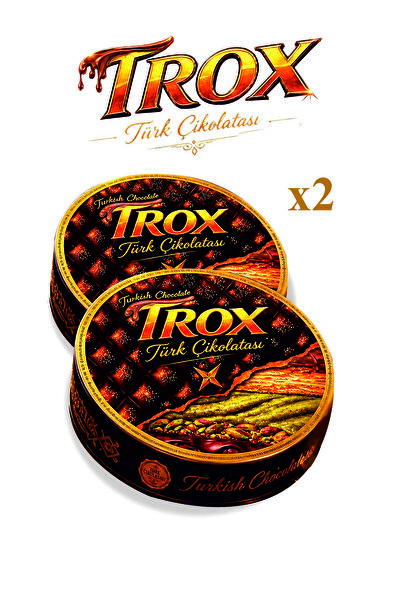 TROX 2 Adet - Çıtır Baklava Hamuru, Antep Fıstık Kreması ve Antep Fıstık Tane...