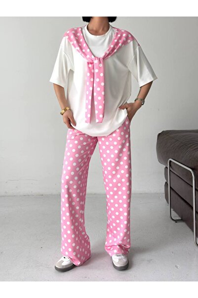 MODA12 Women's Polka Dot Set