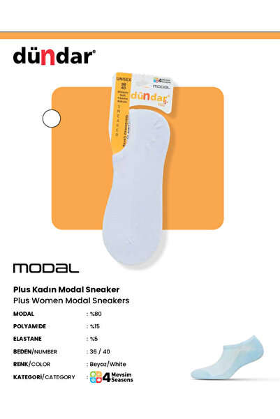 BENALİ Dündar Women's Modal Sneaker 12-Pack