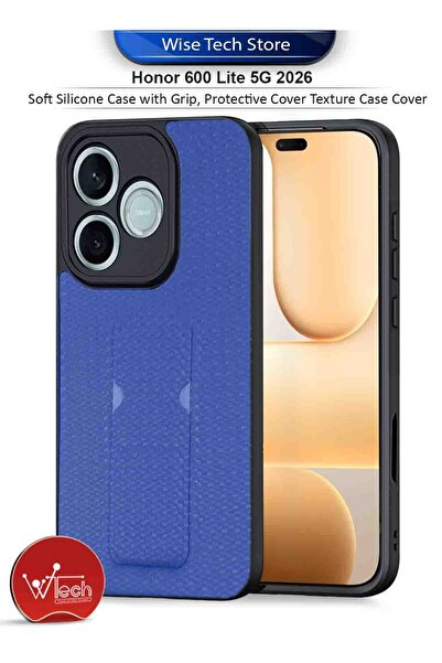 Wtech Honor 600 Lite 5G 2026 Soft Silicone Case with Grip, Protective Cover T...
