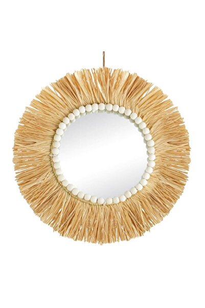OEM Decorațiune naturală pentru casă, Multicolor, Ø40 cm, Rafie / lemn, / boho