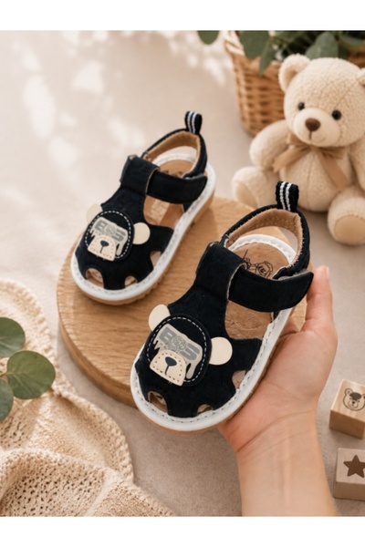 Superbaby Baby sandals with squeakers - Happy Cute Bear
