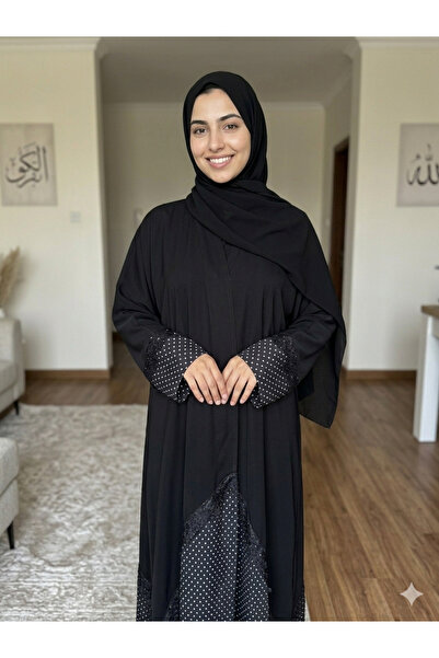 Generic Open Front Abaya - Simple Kimono Design with Comfortable Fabric fits ...