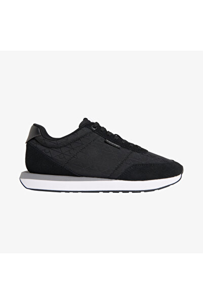 Calvin Klein Retro Runner Lace Up Kadın Siyah Sneaker