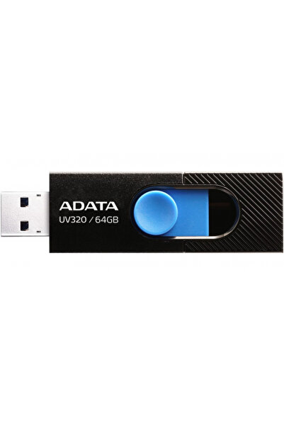 Adata Εξωτερική Μνήμη USB-A 3.2 UV320, 64Gb AUV320-64G-RBKBL